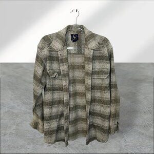 Ferruche‎ NYC Men's Plaid Shirt Jacket